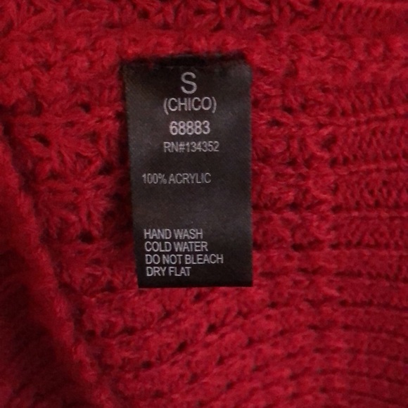 Ambiance Apparel Waffle Knit Sweater Crossback - Picture 5 of 7